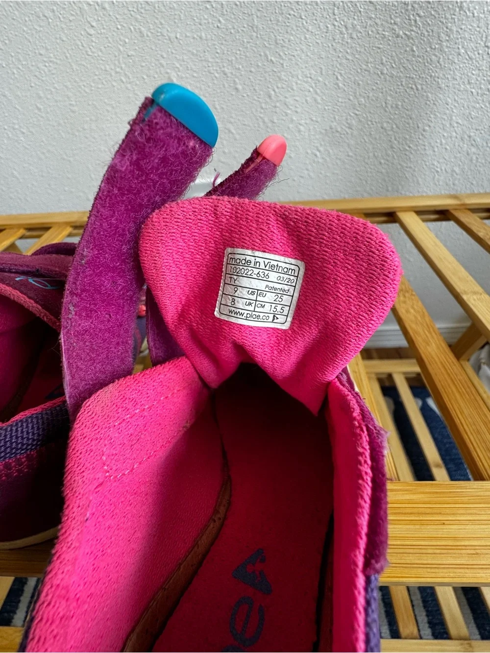 PLAE | Ty Fuchsia and Pink Sneakers